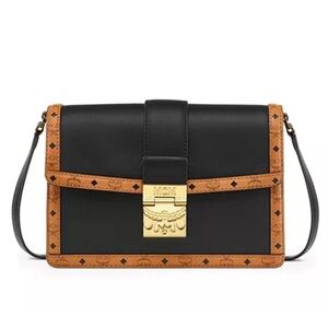 MCM Tracy Small Leather Shoulder Bag NWT